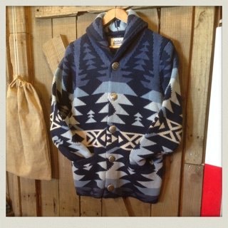 ネイティブ柄ショールカラーカーディガン入荷！！