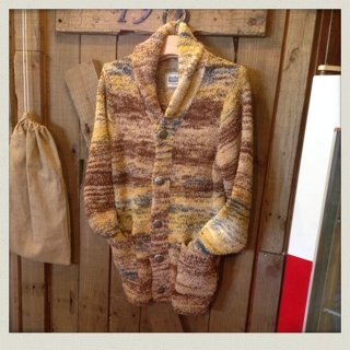 パイル地ショールカラーカーディガン入荷！！