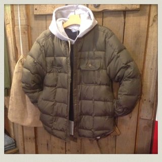 キルティングインナーダウンJKT!