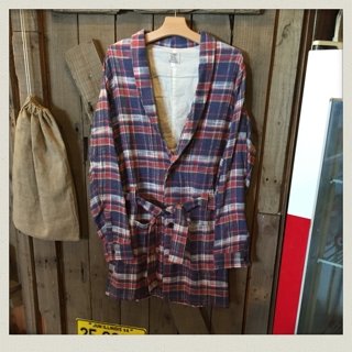 ネルチェックガウン入荷！！