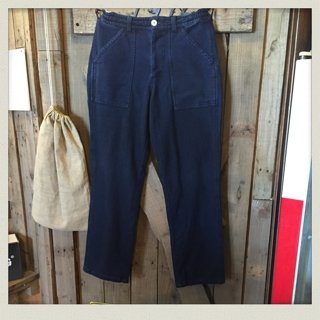 インディゴ染めスウェットワークパンツ入荷！！