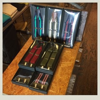 サスペンダー入荷！！