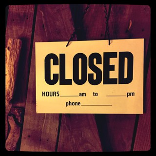 臨時休業のお知らせ!