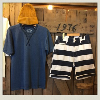 HOUSTON インディゴ染め半袖スウェット入荷!!
