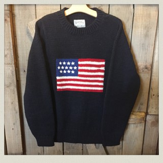 HOUSTON 星条旗柄セーター入荷!!