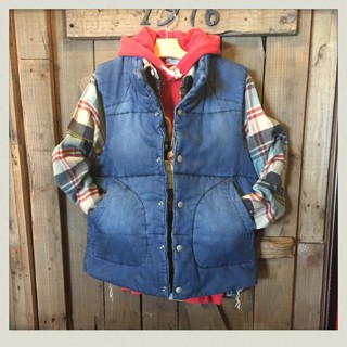 AntiBallisticカットデニムダウンベスト入荷!!
