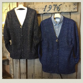 カラーネップカーディガン入荷!