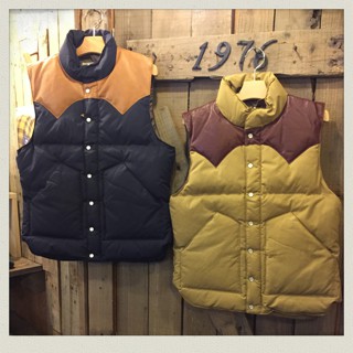 HOUSTON ダウンベスト入荷!!