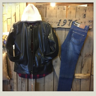 レザージャケットコーディネート!!