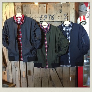 REVO チェックシャツ&MA-1入荷!!