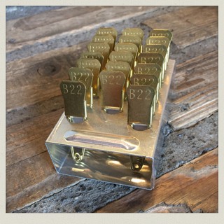 ミリタリーランドリーピン入荷!!