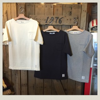 RANCH 裏毛ボートネックTシャツ入荷!!