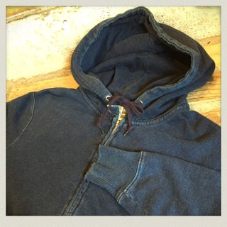 インディゴ染めZIPパーカー入荷!!