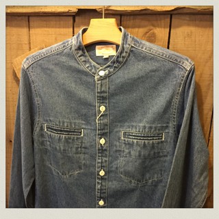 JOEY FACTORY デニムバンドカラーシャツ入荷!!