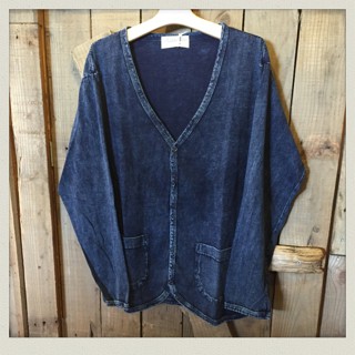 ケミカルウォッシュ加工カーディガン入荷!!