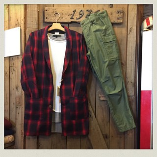 REVO チェックガウンシャツ!!