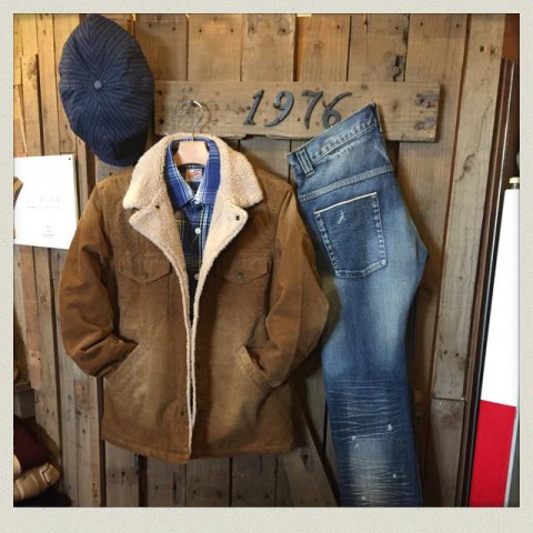 grn コーデュロイボアランチコート入荷!!