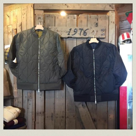 Audience ひょうたんキルトMA-1ブルゾン入荷!!