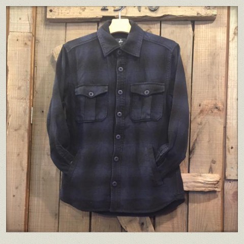 grn インディゴ染めヘビーネルシャツ入荷!!