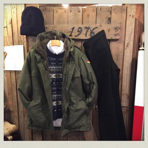 ミリタリーJKTコーディネート!!