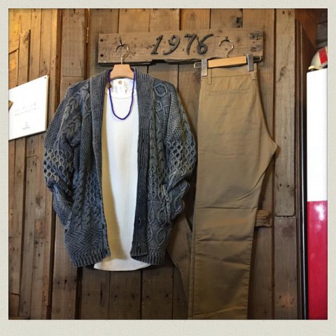 STEEL MIND ショールカラーカーディガン入荷!!
