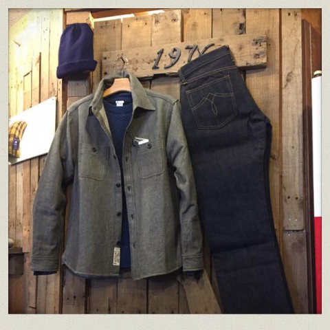 HOUSTON ヘビーネルシャツ入荷!!
