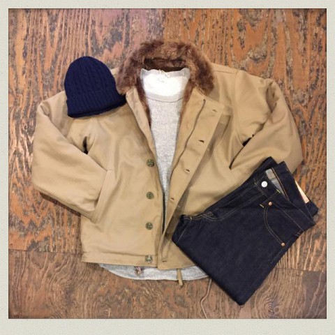 N-1デッキJKT　加工無し入荷!!