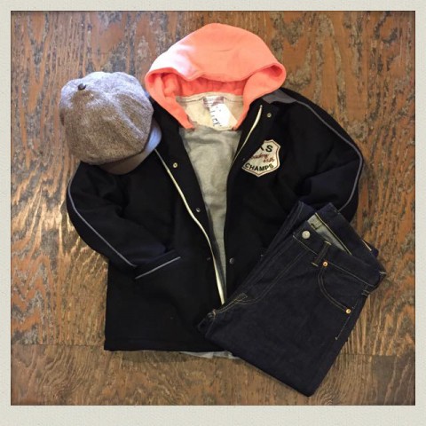 ELEVEN EIGHT 後付けフード2トーンパーカー入荷!!