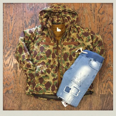 STEEL MIND カットデニムテーパードパンツ入荷!!