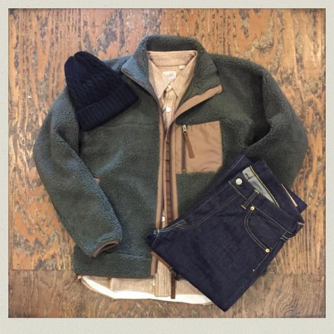 HOUSTON ボアフリースJKT入荷!!