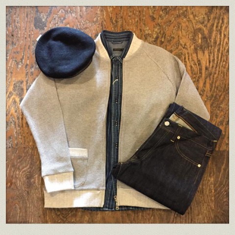 Audience ワッフル地ZIPスウェット入荷!!
