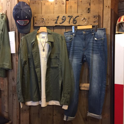 grn 後染めシャツ&OLD FASHION サーマルシャツ入荷!!