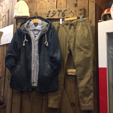 grn デニムワークパーカー&コーチJKT入荷!!