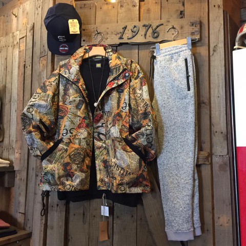 REVO 総柄ナイロントラックJKT入荷!!
