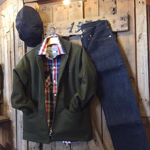 HOUSTON  メルトンファラオJKT入荷!!