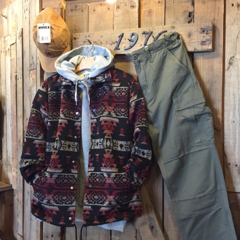 REVO ネイティブ柄ウールコーチJKT入荷!!