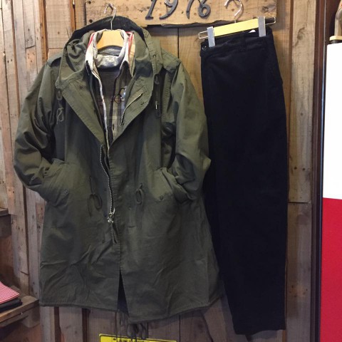 HOUSTON M-51パーカー入荷!!