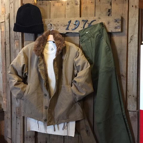 US.NAVYタイプ　N-1デッキJKT入荷!!