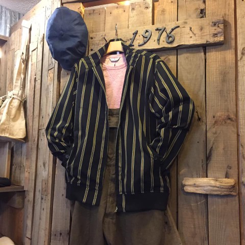 ヘリンボーンツイル　オーバーオール入荷!!