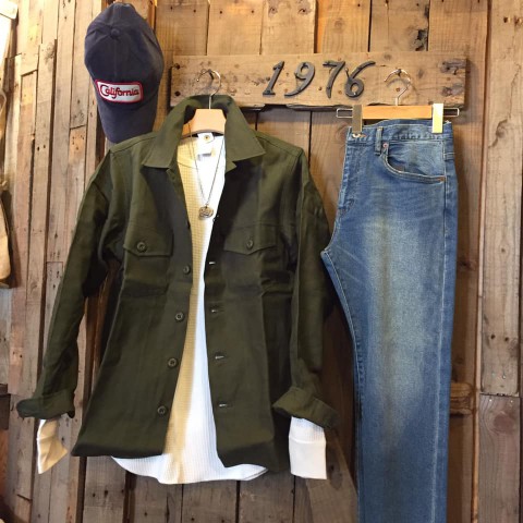 HOUSTON ユーティリティーシャツ入荷!!