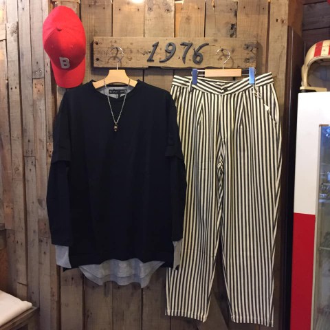 AudienceベースボールネックWスリーブTee入荷!!