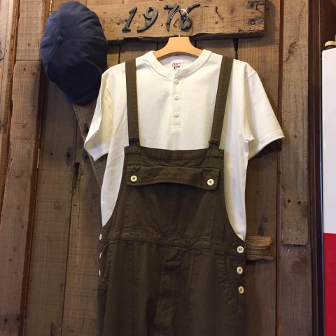 ヘンリーネックTシャツ入荷!!