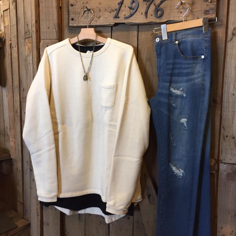 Audience ポケ付きクルーネックスウェット入荷!