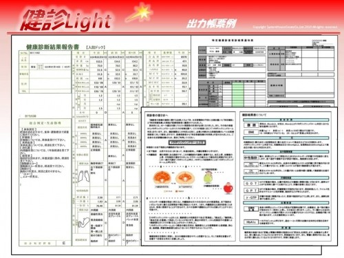 健診 Light 出力帳票