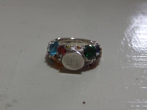 オーダーメイド　シルバー９２５　ロゴ入りリング