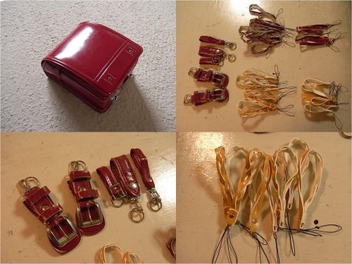 オーダーメイド 愛娘様のランドセルからたくさんの携帯ストラップ作製