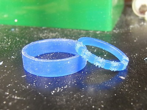 オーダーメイド 世界に1つだけの結婚指輪のワックス原型