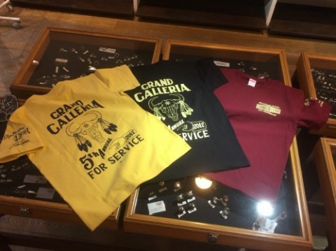 Grand Galleria開業5周年記念Tシャツ作りました～!