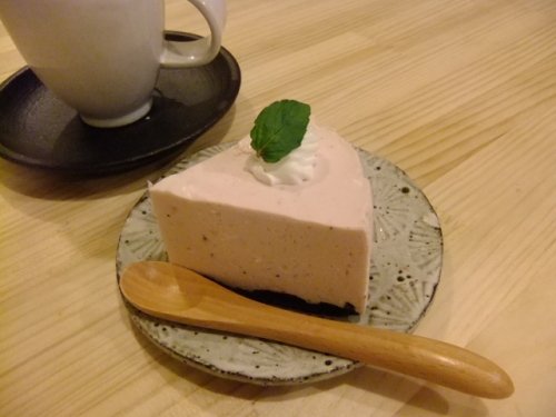 春色いちごのレアチーズケーキ&ビスコッティ