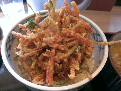 桜えびのかき揚げ丼/たんた家さん